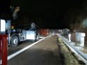 LKW umgestuerzt A 4 Rich Aachen AS Koeln Merheim P028